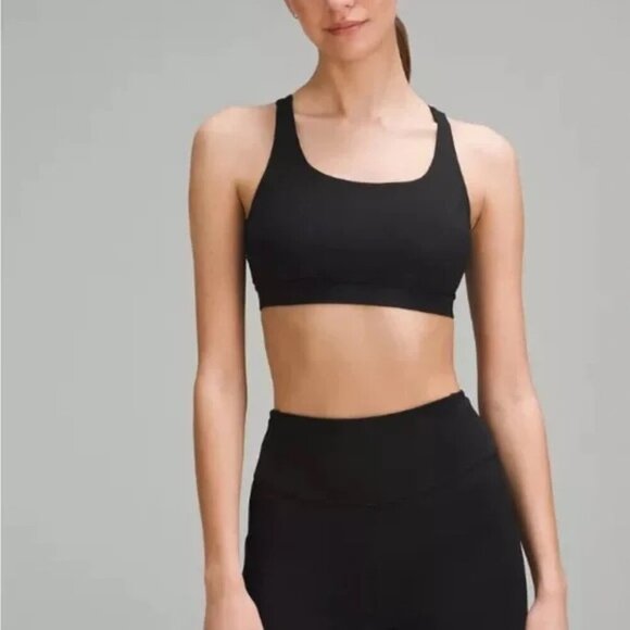 LULULEMON - Energy Black Bra Size 2 - Picture 2 of 7